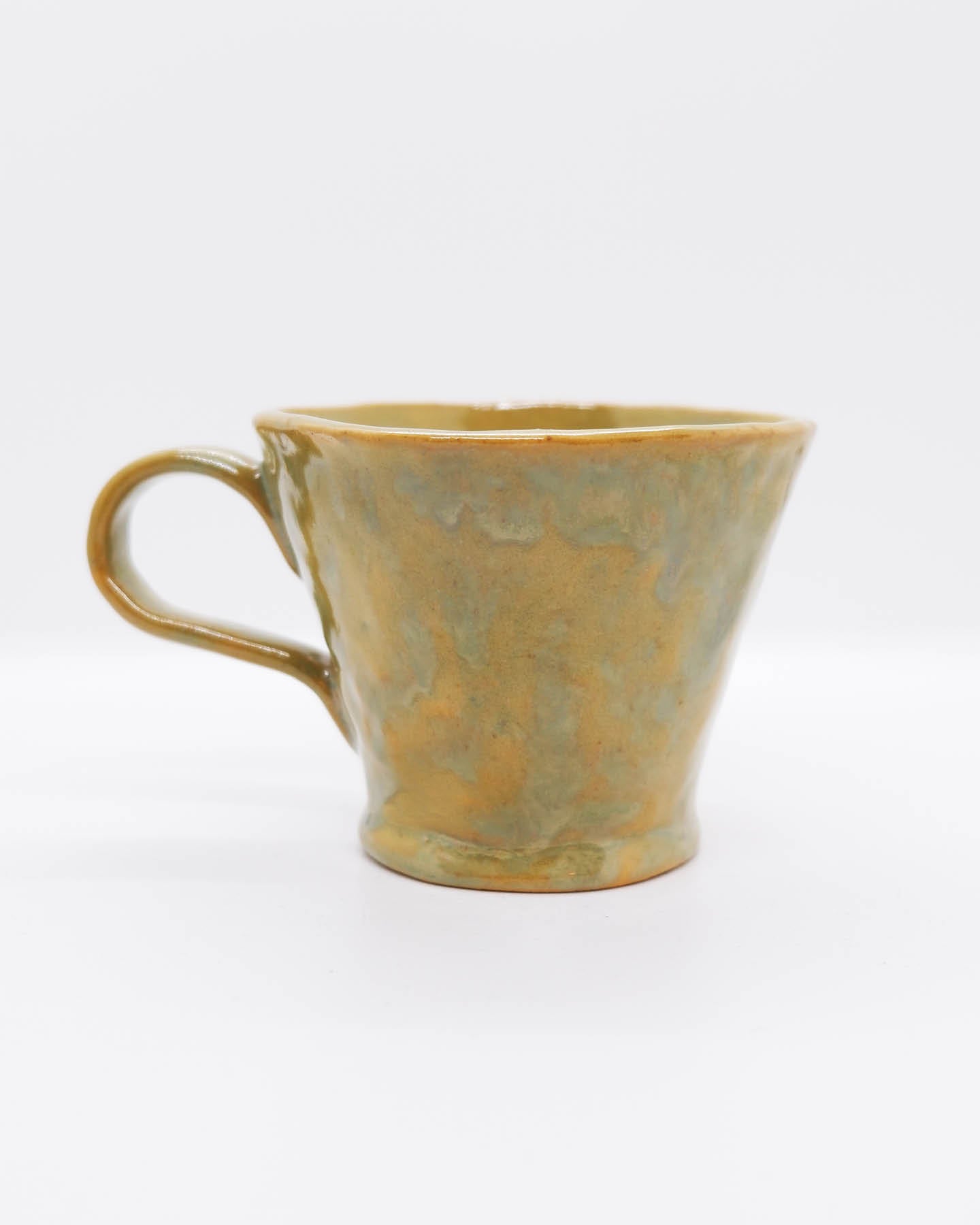  Ly gốm thủ công PHỄU - Xanh Ngọc 