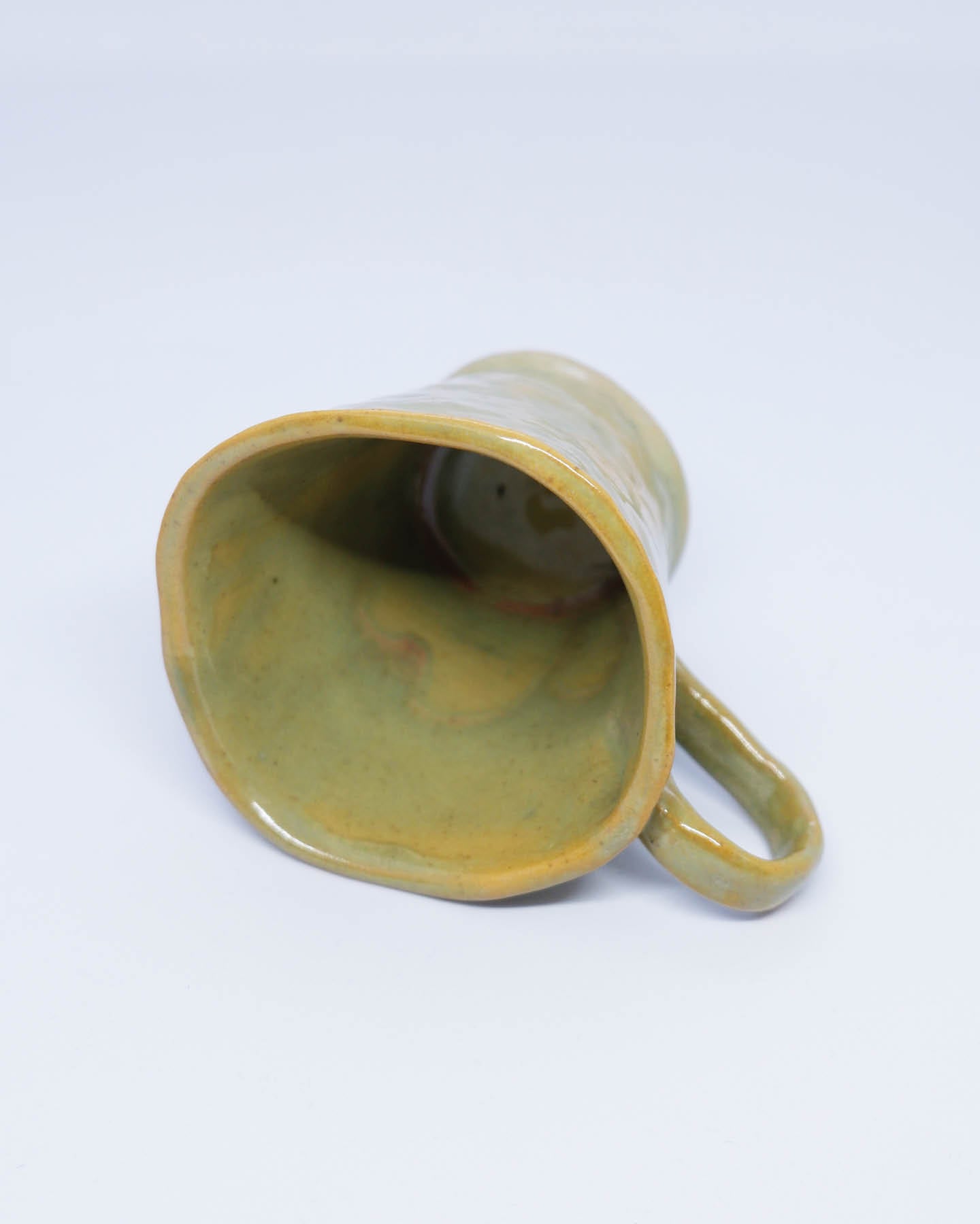  Ly gốm thủ công PHỄU - Xanh Ngọc 