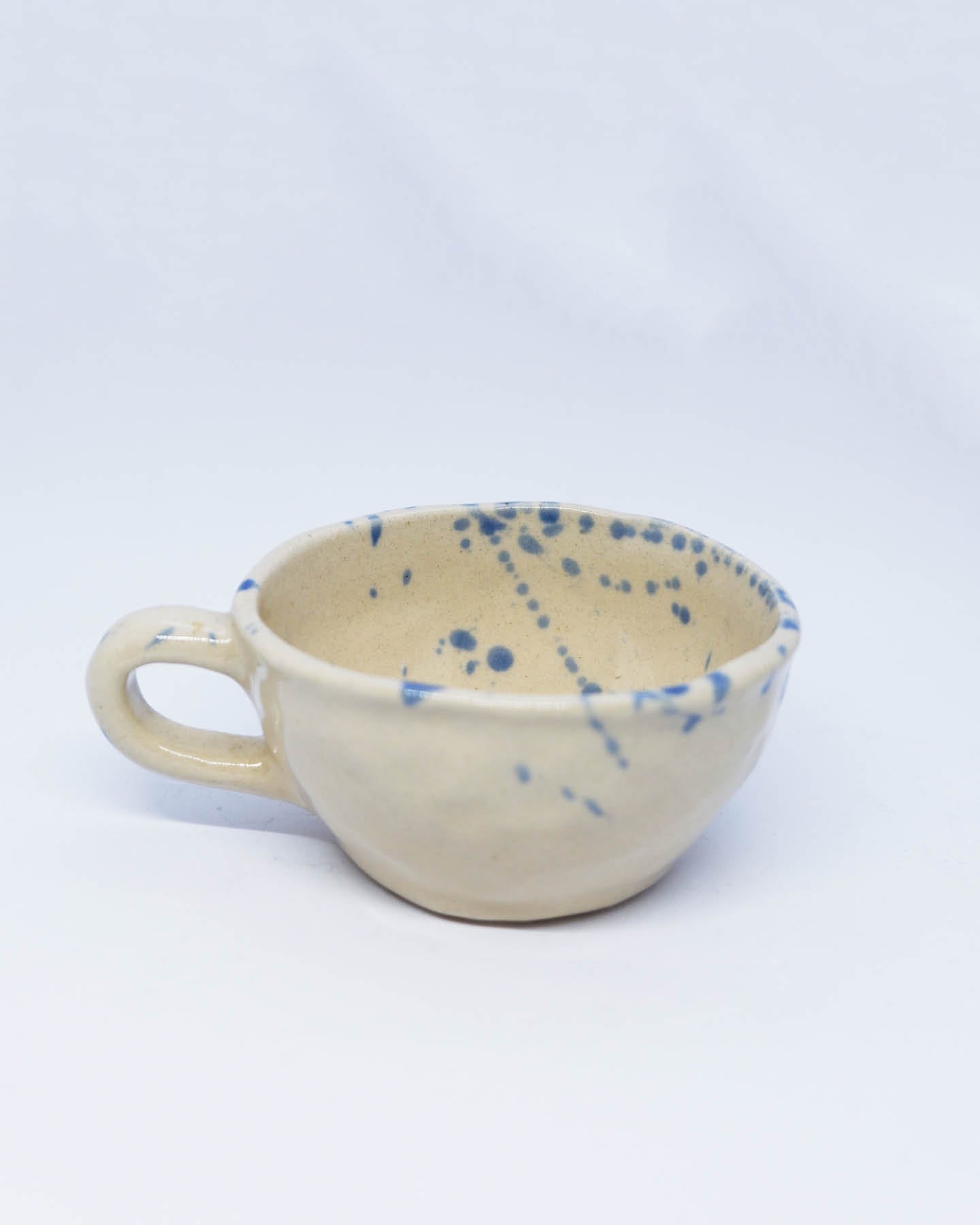  Ly gốm thủ công CAPU - Phẩy Xanh 