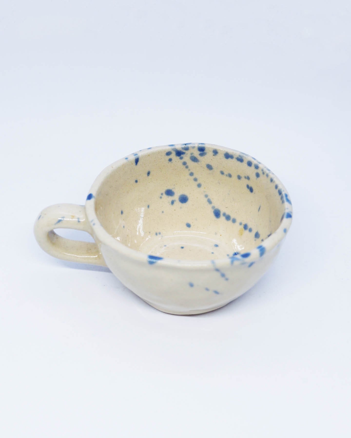  Ly gốm thủ công CAPU - Phẩy Xanh 