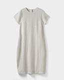  Đầm Linen Côn Trùng tay ngắn 