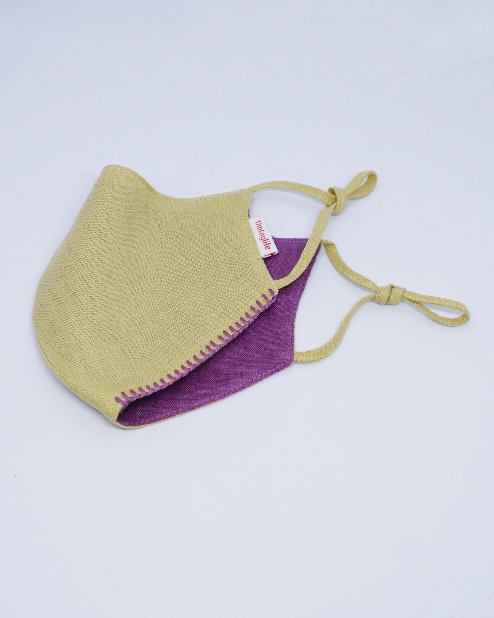 Khẩu Trang Linen Thêu Tay