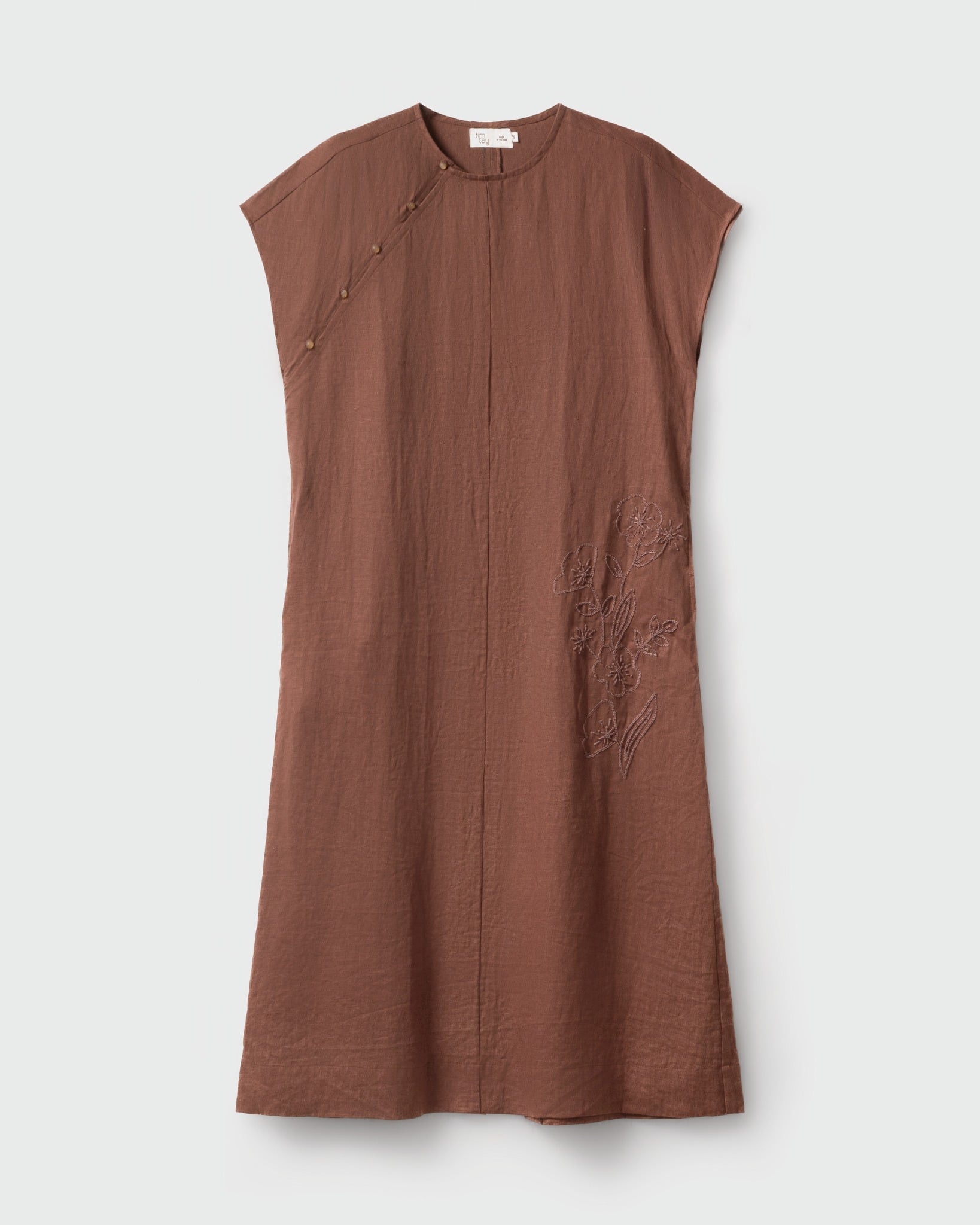  Đầm Linen Gạo Lứt 