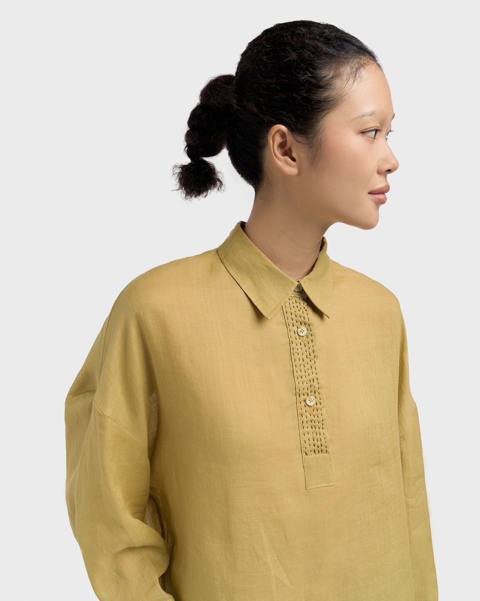 Áo Linen Ngô Đồng 