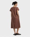  Đầm Linen Gạo Lứt 