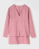  Áo Linen Hồng Khô 