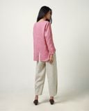  Áo Linen Hồng Khô 