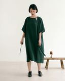  Đầm Linen Mạ Non 