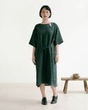  Đầm Linen Mạ Non 