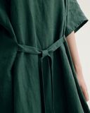  Đầm Linen Mạ Non 