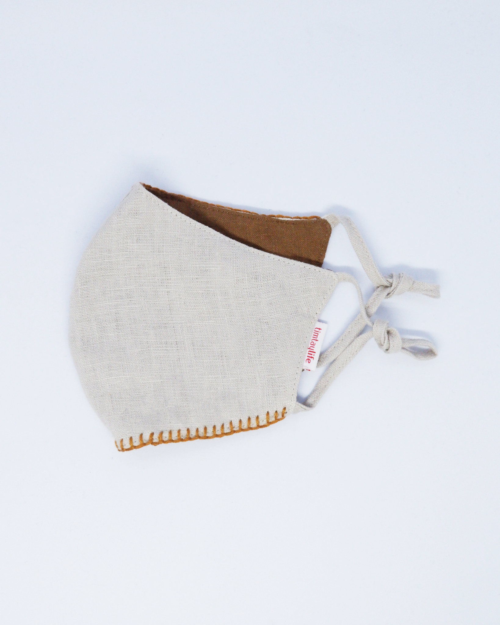  Khẩu Trang Linen Thêu Tay 