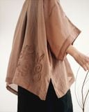 Kimono Linen Hoa Cỏ 