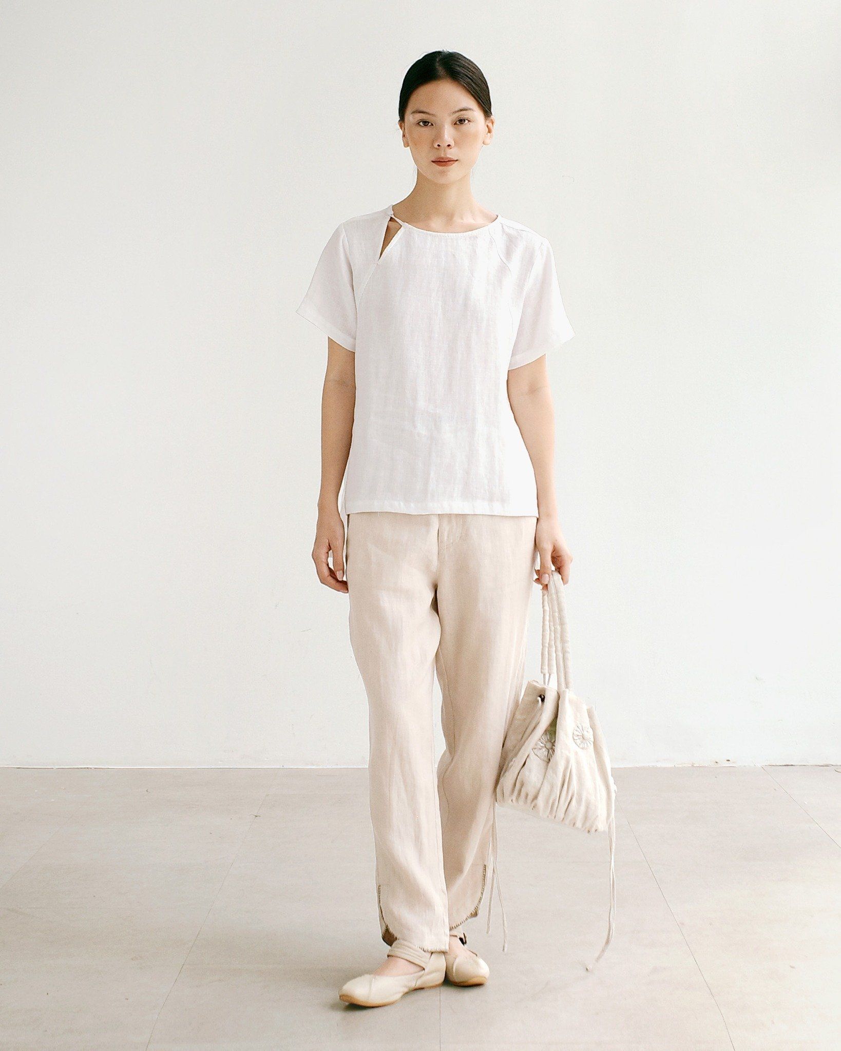 Áo Linen Mạ Non