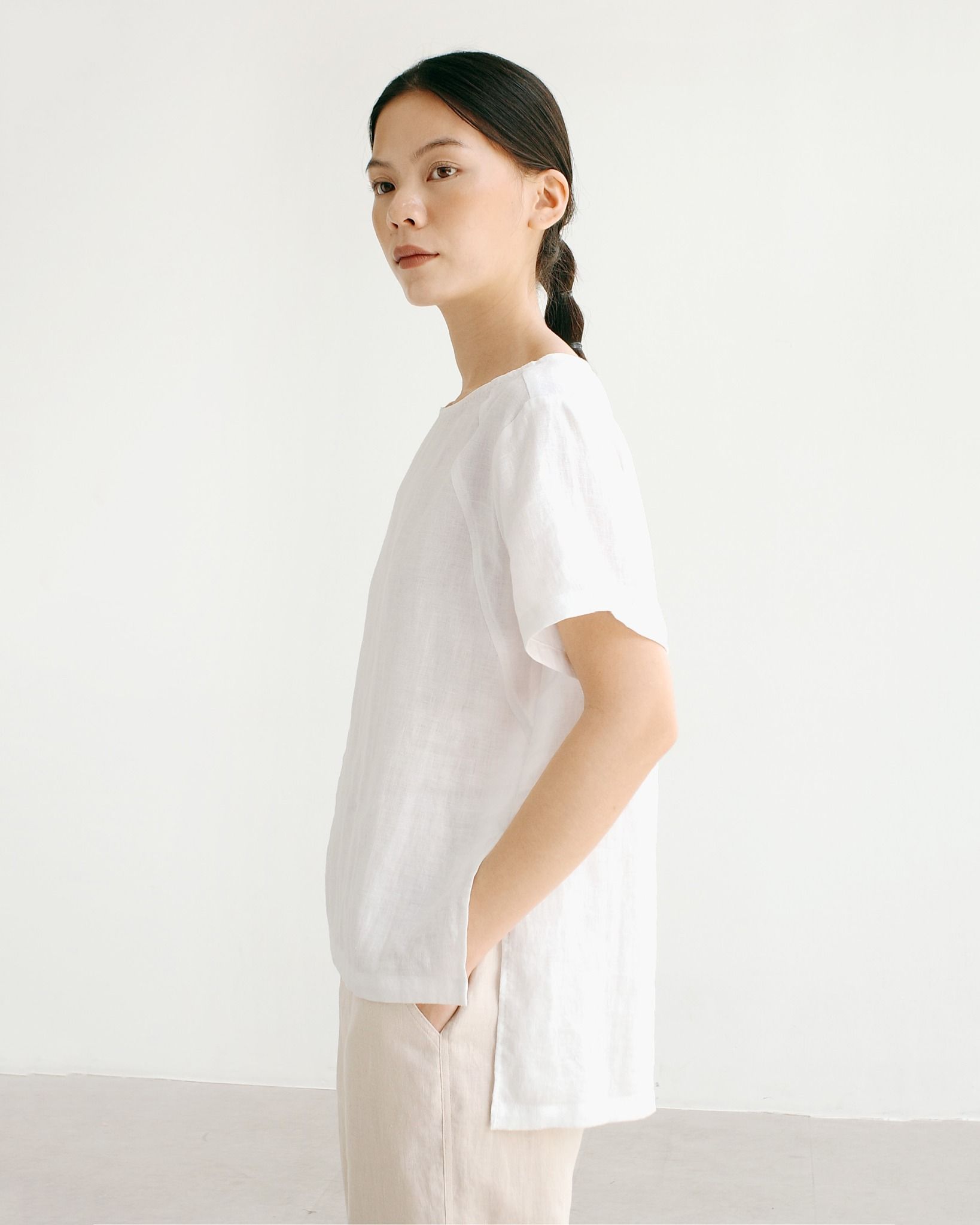 Áo Linen Mạ Non main image 1