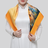  Khăn Choàng Vuông Cao Cấp 1 Lớp 75x75cm 2S17NA75 