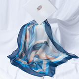  Khăn Choàng Vuông Họa Tiết Hoa Lá 45x45cm 2S85LA45 
