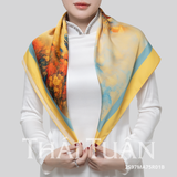  Khăn Choàng Vuông Cao Cấp 1 Lớp 75x75cm 2S97MA75 