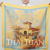  Khăn Choàng Vuông Cao Cấp 1 Lớp 75x75cm 2S97MA75 