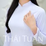  Áo Dài Lencii Trơn May Sẵn Màu Trắng Sữa 1W02A101 