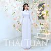  Áo Dài Lencii Trơn May Sẵn Màu Trắng Sữa 1W04A101 