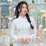  Áo Dài Gấm Lencii May Sẵn 1W304L 