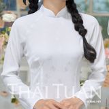  Áo Dài Gấm Lencii May Sẵn 1W304L 