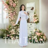  Áo Dài Gấm Lencii May Sẵn 1W305L 