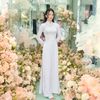  Áo Dài Gấm Lencii May Sẵn 1W996 
