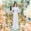  Áo Dài Gấm Lencii May Sẵn 1W996 