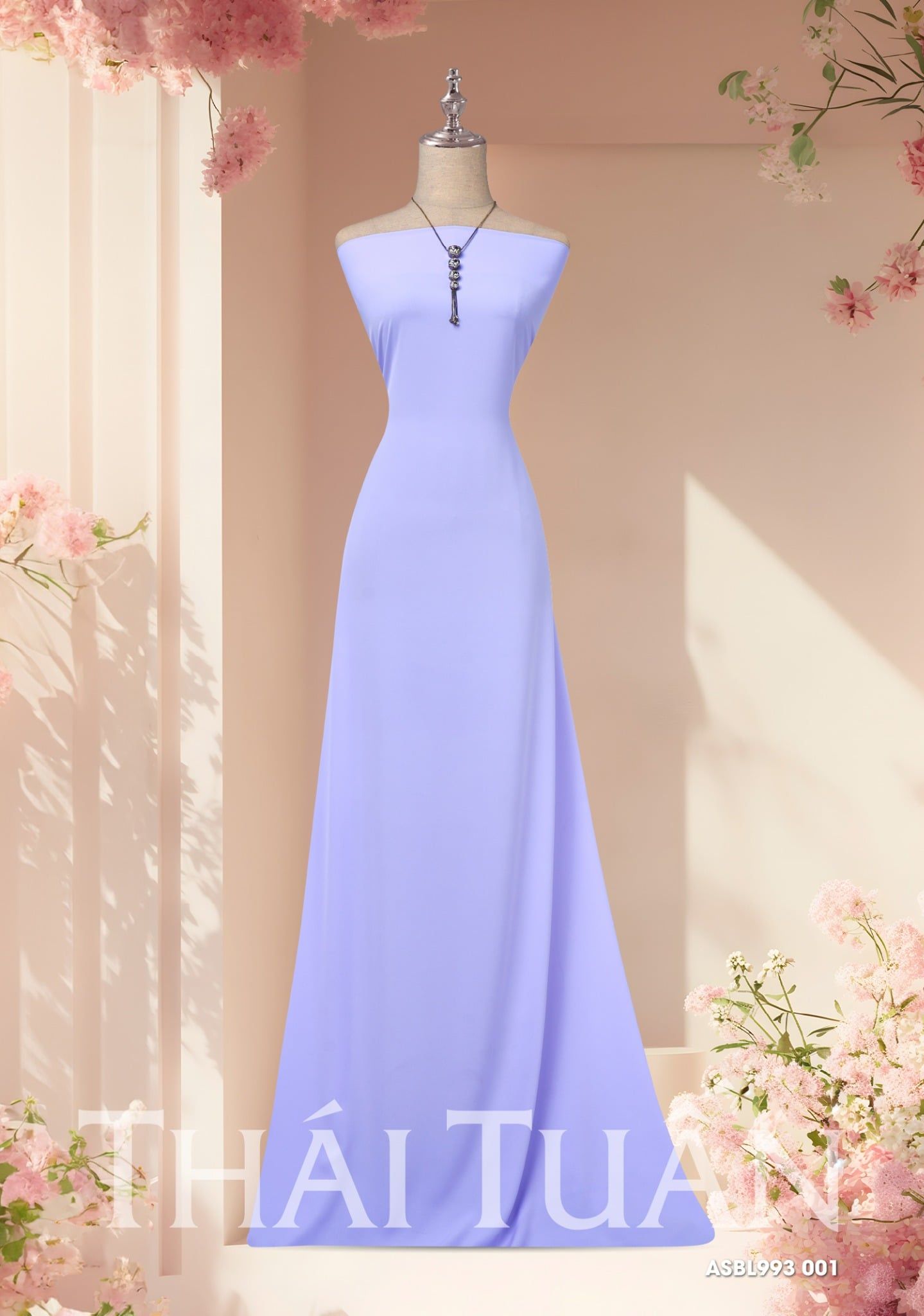  Vải Trơn Màu Trắng Sáng Khổ Lớn ASBL993001 