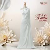  Tơ Tằm Lộc Xuân Màu Trắng Khổ 1m15x2m5 EDKN00120A 