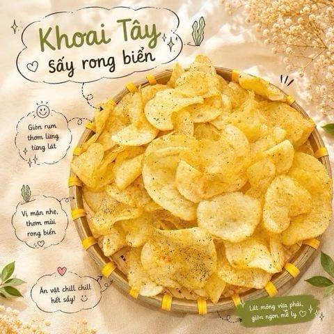 Khoai Tây Sấy Rong Biển
