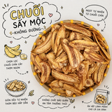 Chuối Sấy Mộc Không Đường [màu sáng]
