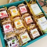 Quà Tết 2026 - Set Quà Hộp vuông 9-11 món (Mứt + Trà) | Đặc sản Đà Lạt