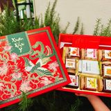 Quà Tết 2026 - Set Quà Hộp vuông 9-11 món (Mứt + Trà) | Đặc sản Đà Lạt