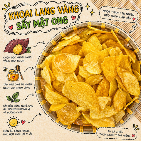 Khoai Lang Vàng Sấy Mật Ong