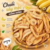 Chuối Sấy Mộc Không Đường [màu sáng]
