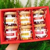 Quà Tết 2026 - Set Hộp Quà Xuân 6 món hũ tròn - 3 món hũ cao | Đặc sản Đà Lạt