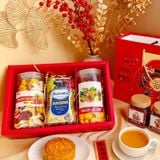 Quà Tết 2026 - Set Hộp Quà Xuân 6 món hũ tròn - 3 món hũ cao | Đặc sản Đà Lạt