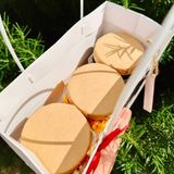 Quà Tết 2026 - Set Túi Quà trắng 3 món hũ vuông | Đặc sản Đà Lạt