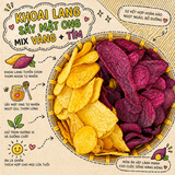 Khoai Lang Sấy Mật Ong mix 2 loại (vàng + tím)