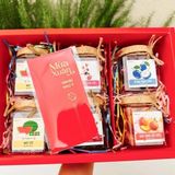 Quà Tết 2026 - Set Hộp Quà Xuân 6 món hũ tròn - 3 món hũ cao | Đặc sản Đà Lạt