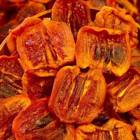 Hồng Sấy Dẻo dạng lát (dẻo dai) | 500gr | Đặc sản Đà Lạt