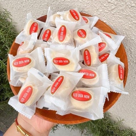 Kẹo Dừa Non - Kẹo Chuối Tươi | 500gr | Đặc sản Đà Lạt