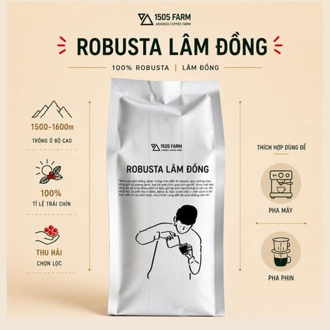Cà Phê Nguyên Chất 100% Robusta