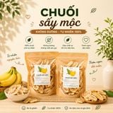Chuối Sấy Mộc Không Đường [màu sáng]