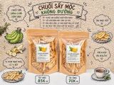 Chuối Sấy Mộc Không Đường [màu sáng]
