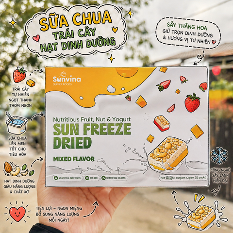 Sữa chua trái cây hạt dinh dưỡng