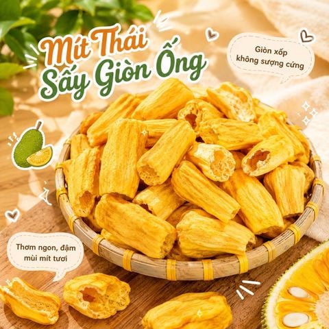 Mít Thái Sấy Giòn dạng ống