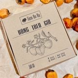Hồng Treo Gió Cầu Đất Đà Lạt [kèm hộp] - Hồng Treo Gió 25 ngày | 500gr | Đặc sản Đà Lạt